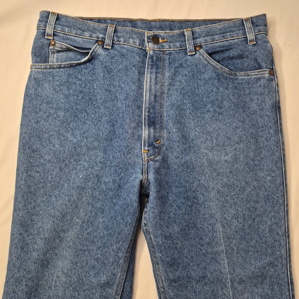 Levi's 505 Jeans Mens 34x29 Blue Vintage 80s Made in USA Heritage Straight Leg